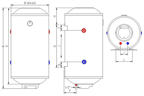 Bartec electric boiler vertical diagram Rolloplast